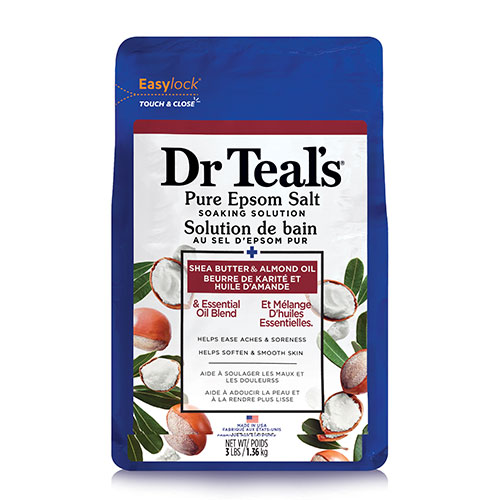 Shea Butter & Almond Oil Pure Epsom Salt Soak with Essential Oils